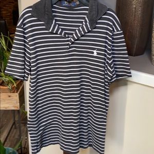 Mens Striped Ralph Lauren Polo- SS